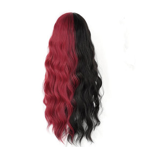 Harajuku witch cos red and black wig WS2343