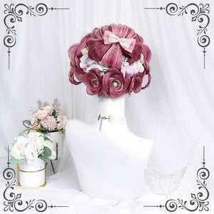 Gentle girly pink natural lolita wig WS2243