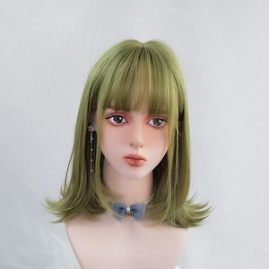 Lolita short hair curly mid-length wig  WS1145