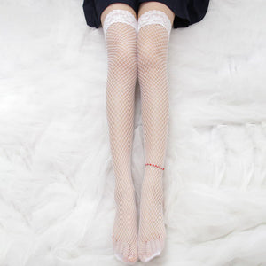 Fishnet over the knee socks SS1013
