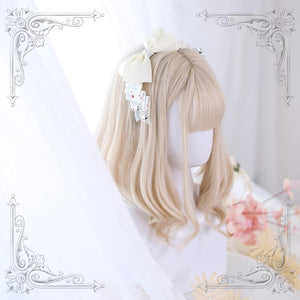 Lolita short hair gold wig  WS1316