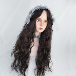 Daily wool roll long wig ws2328