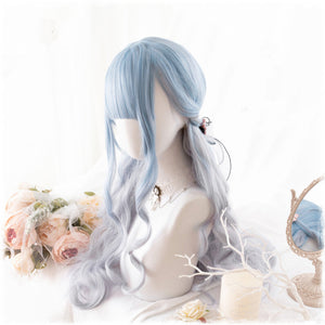 Lolita Harajuku Gradient Big Wave Curly Wig WS2254