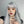 Lolita silver gray long straight wig WS2279