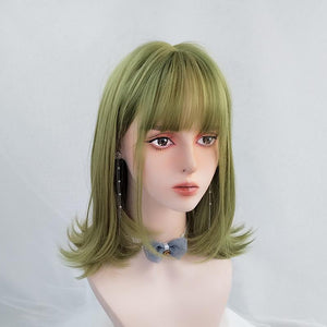 Lolita short hair curly mid-length wig  WS1145