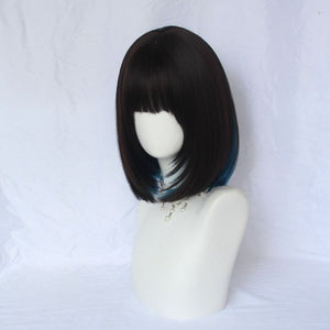 Short hair black wig WS1238
