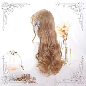 Lolita Golden brown Curly Hair Wig WS1303