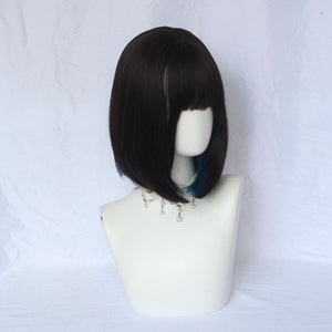 Short hair black wig WS1238