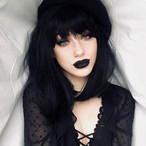 Black Lolita Gothic Wig WS1179