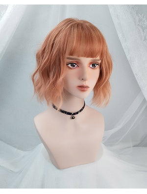 Harajuku Orange Short Hair Lolita Wig WS1201