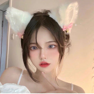 Plush fox headband Kf82475