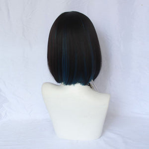Short hair black wig WS1238