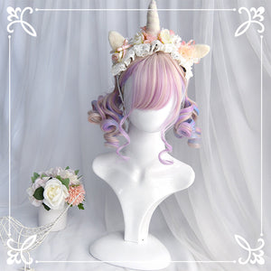Lolita cute dreamy pink wig WS2246