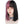 Lolita black and purple mid-length wig WS2273