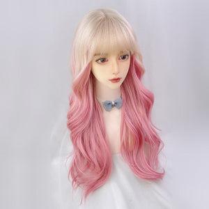 Lolita gold powder gradient wig SS2679