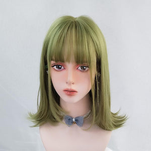 Lolita short hair curly mid-length wig  WS1145