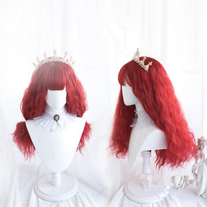 Red Lolita European Style Wig WS2125