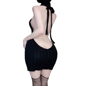 SEXY BACKLESS" SWEATER  KF70258