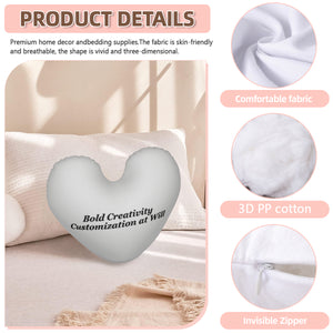 Heart-shaped pillow