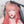 lolita red gradient girl wig WS2164