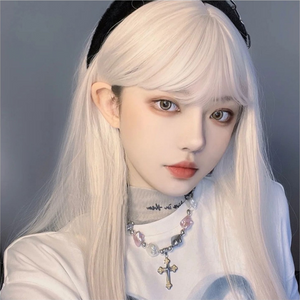 Fantasy comic white wig WS2930