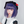 cosplay purple short wig SS2857