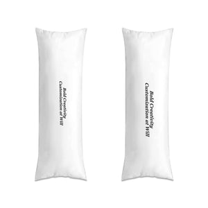 Long, double-sided pillowcase design