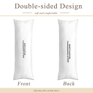 Long, double-sided pillowcase design