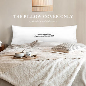 Long, double-sided pillowcase design