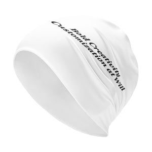 Adult full-width printed beanie (lightweight style)