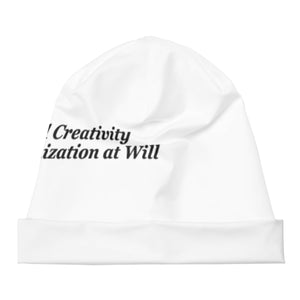 Adult full-width printed beanie (lightweight style)