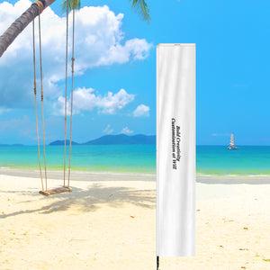 Outdoor advertising flag - 2.3 x 7.2 ft