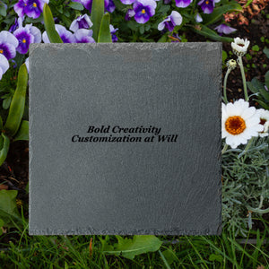 Square pet tombstone (rock slab painting)