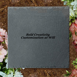 Square pet tombstone (rock slab painting)