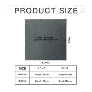 Square pet tombstone (rock slab painting)