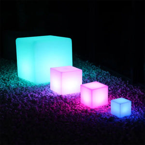 Luminous Cube LED Light – Rechargeable RGB Ambient Decorative LED Cube Lamp
