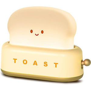 Toasty Glow Night Light – USB‑C Rechargeable Dimmable LED Ambient Lamp