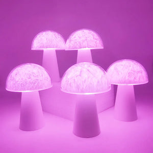 RGB Mushroom Night Light – Remote‑Controlled LED Ambient Table Lamp