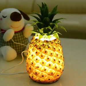 Pineapple Rechargeable Nightlight – USB LED Ambient Fruit‑Shaped Lamp