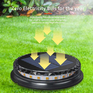 Solar Powered Waterproof Garden Lights – Automatic Outdoor LED Landscape & Pathway Lighting