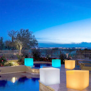 RGB Glow Cube Nightlight – Rechargeable Color-Changing LED Ambient Lamp