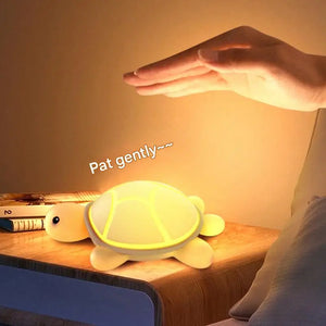 Adorable Turtle Silicone LED Night Light – Indoor LED Night Lamp