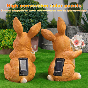 Solar Powered Garden Rabbit Light – Decorative Outdoor LED Solar Bunny Lamp