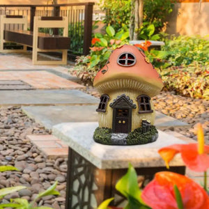 Solar Powered Mushroom House Garden Light – Enchanting Outdoor LED Solar Decor
