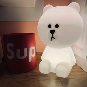 Huggable Bear Nightlight-Soft Glow for Cozy Evenings