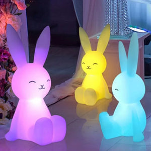 Luminous Hare RGB Outdoor Lamp – Waterproof Decorative LED Garden & Patio Lighting