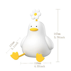 Blossom Duck Silicone LED Night Light – Indoor LED Night Lamp