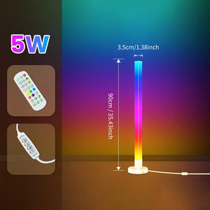 Smart RGB Floor & Table Lamp with Music Sync – USB Powered LED Ambient Lighting for Home & Entertainment