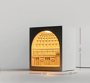 Pantheon Architectural Table Lamp – Sculptural LED Ambient Desk & Accent Light