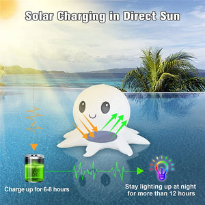 Waterproof RGB Floating Octopus Pool Light – Color‑Changing LED Pool & Outdoor Decorative Lighting